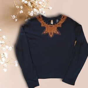 Signature GORDON & JAMES Vintage Blouse Shirt Medium Western Womens